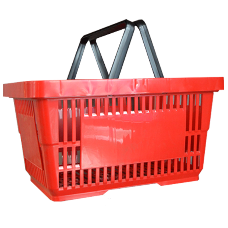 Einkaufskorb aus Plastik 22l 2 online Griffen mit - kaufen