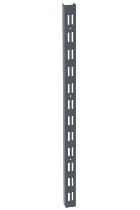 Tegometall Wandschiene U-Profil 23,5x30x23,5 mm mit Doppelschlitzlochung