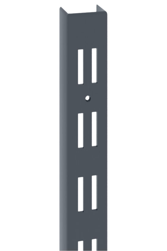 Tegometall Wandschiene U-Profil 23,5x30x23,5 mm mit Doppelschlitzlochung